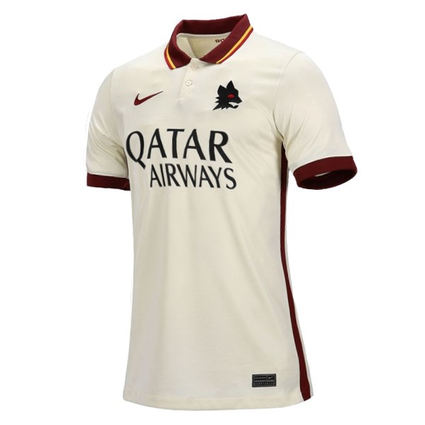 Camiseta As Roma Replica Segunda Ropa Mujer 2020/21 Blanco